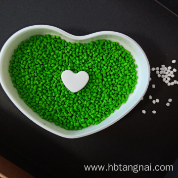 PE coloring plastic granules green color master batch